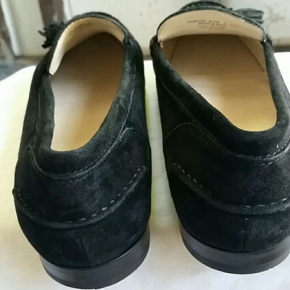Cole Haan Grand 0s suede tassel loafers sz 8.5 - Picture 3 of 8